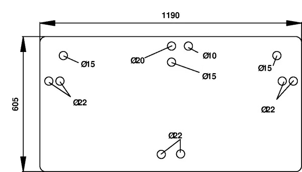 Takalasi, ylempi (Case IH 134568074) - Ohjaamon lasit - 3660980060738 - 1