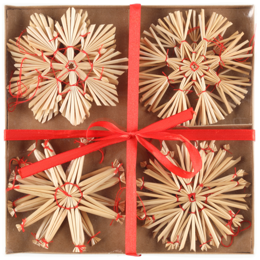 Olkilumihiutale kuusenkoriste 12 kpl/pkt - Joulukoristeet - 6410416278018 - 1