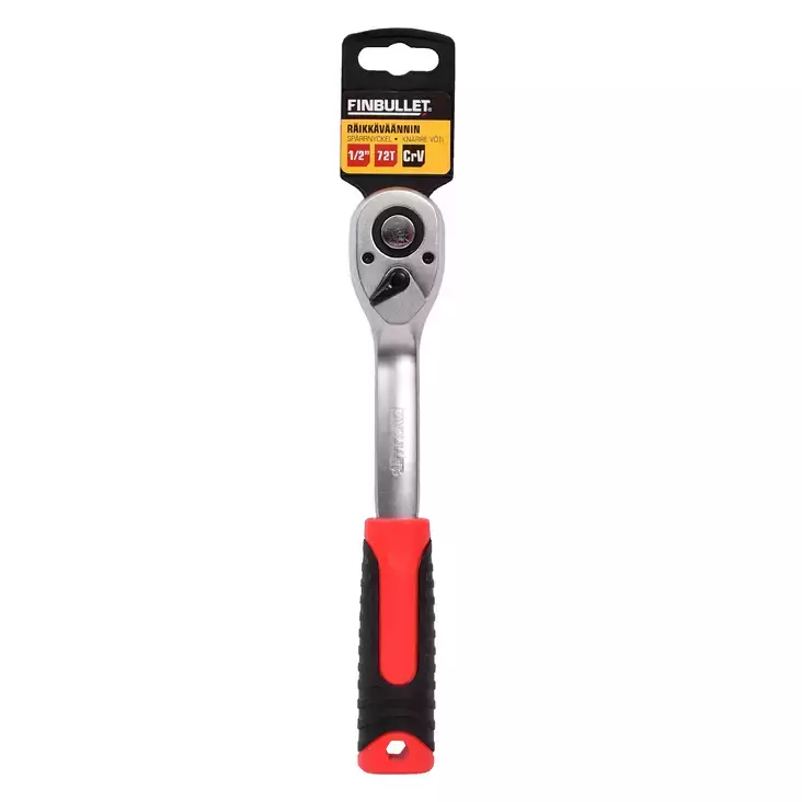 Finbullet Räikkäväännin 72 hampainen 1/2" - Räikkävääntimet - 6430017709568 - 1