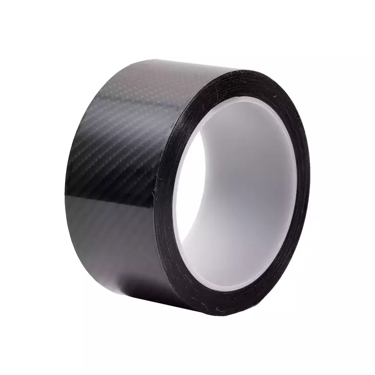 Hiilikuitukuvioitu vinyyliteippi 50 mm x 5 m musta - Teipit - 6438152023228 - 1