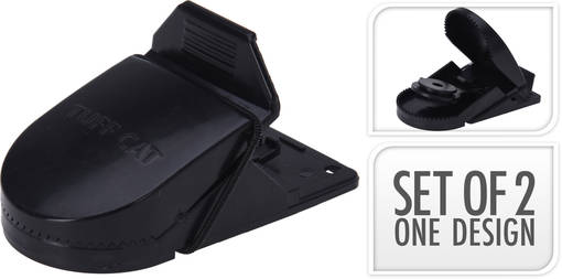 Hiirenloukku muovia 2 kpl/pkt - Jyrsijöiden torjunta - 8719987609398 - 1