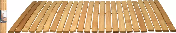 Bambu kylpyhuonematto 40x60 cm - Kylpyhuonetarvikkeet - 8721037045148 - 1