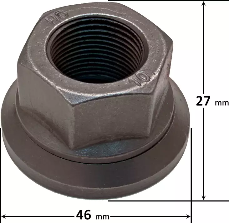 Pyöränmutteri M22x1,5mm h=27mm - Akselisto ja ohjaus - svm0000009318 - 1