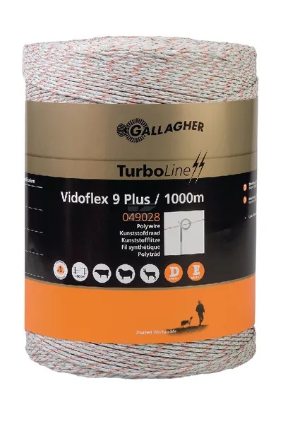 Aitalanka Gallagher Vidoflex 9 1000 m valkoinen - Aitanauhat ja -langat - 8713235049028 - 1