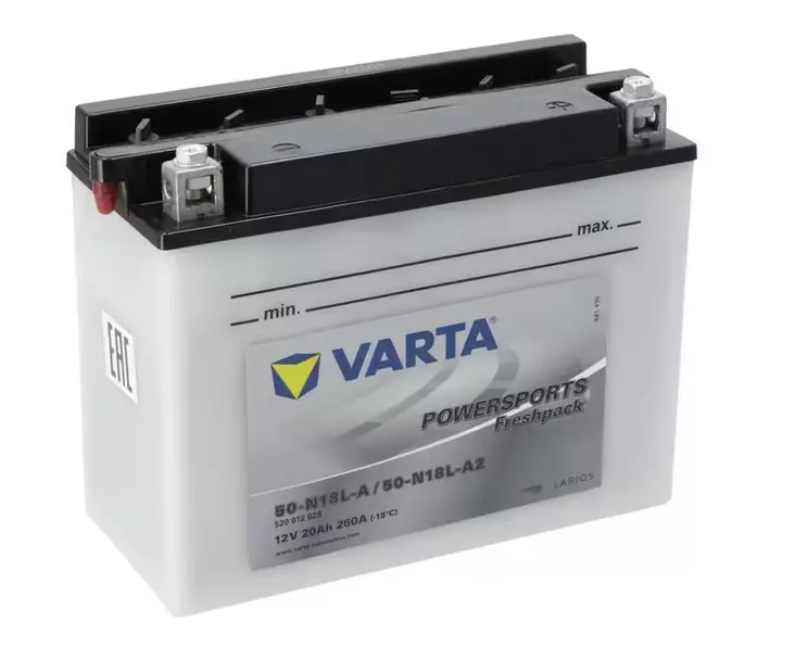 Akku 12V 20Ah 260A Powersports Freshp - Vinssit - 4016987140598 - 1