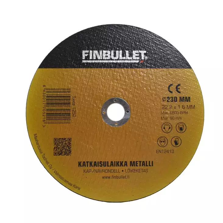 Finbullet Katkaisulaikka 230x1.6x22mm - Katkaisulaikat - 6430017705218 - 1