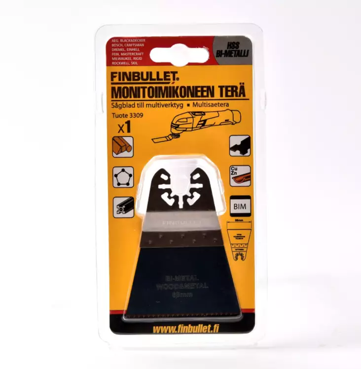 Finbullet Monitoimikoneen terä Bi-Metal - Muut leikkaustyökalut - 6438152033098 - 1