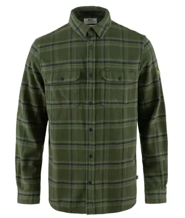 Fjällräven Övik Heavy Flannel Shirt M - Retkeilyasusteet - 7323450929138 - 1