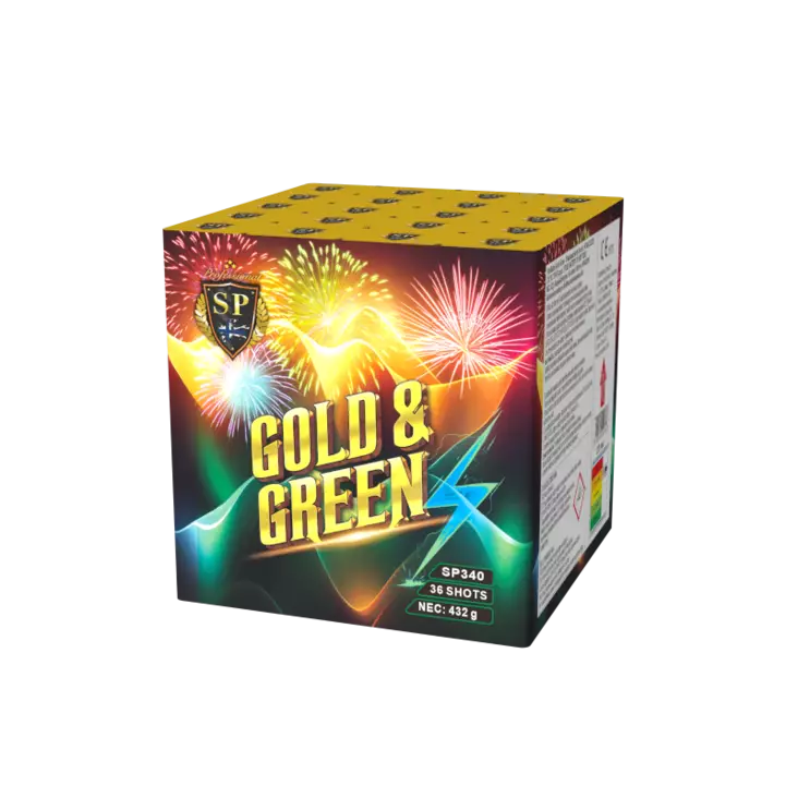 Gold & Green patatulite - Ilotulitteet - 6429810501738 - 1