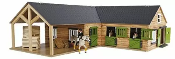 Hevostalli 4 pilttuuta 1:24 - Muut maatila- ja työkonelelut - 8713219362358 - 1