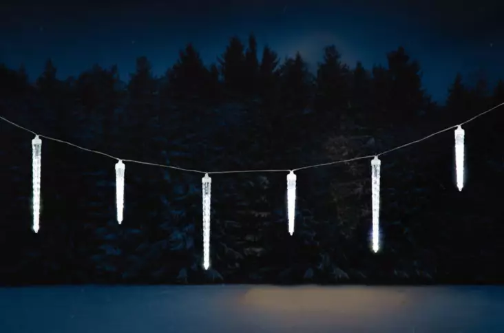 Jääpuikkosarja 190 LED 10 kpl - Tunnelmavalot - 6410416484488 - 1