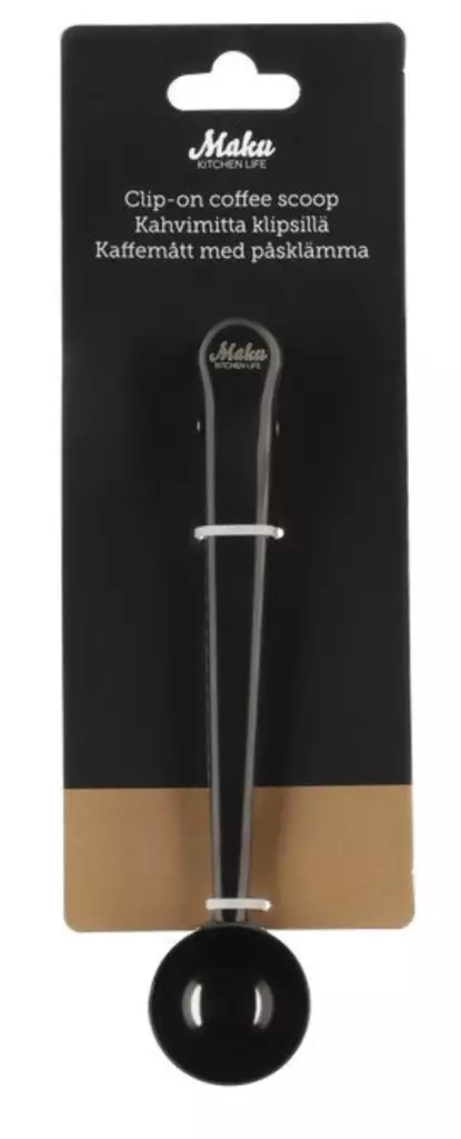 Kahvimitta klipsillä musta - Muut keittiötuotteet - 6410413095168 - 1