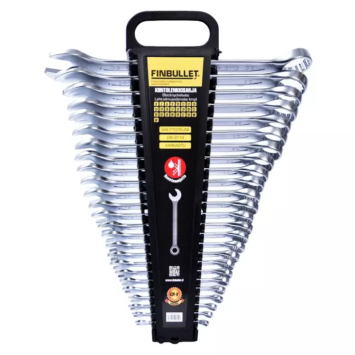 Kiintolenkkiavainsarja 25-os. CrV - Kiintolenkkiavaimet - 6438152028148 - 1