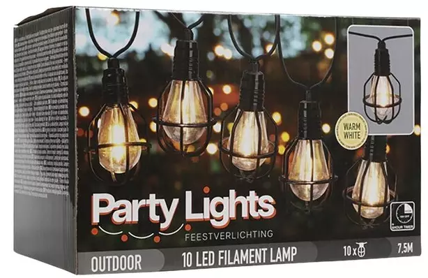 Led-valosarja Party 10-os. - Tunnelmavalot - 8720573518468 - 1