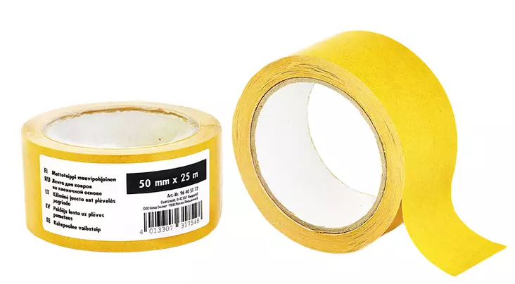 Mattoteippi muovipohjainen 50 mm 25 m - Teipit - 4013307317548 - 1