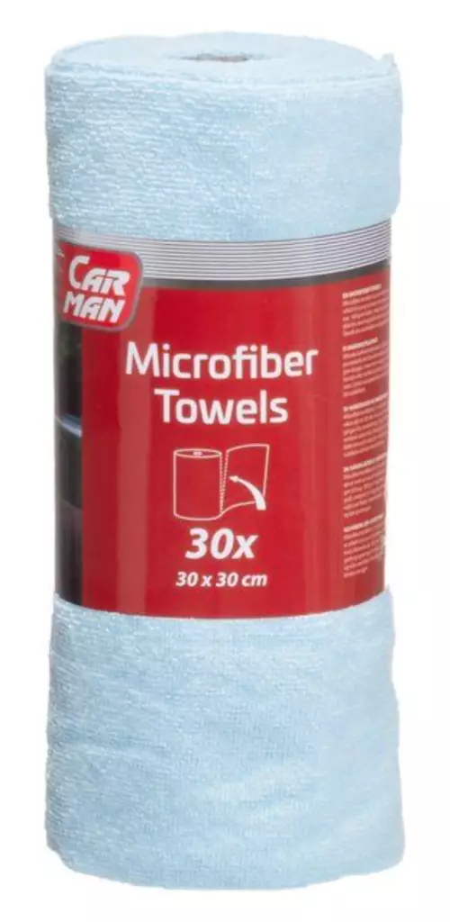 Mikrokuituliinarulla 30x30cm 30 kpl/rll - Autotarvikkeet - 6410416388298 - 1