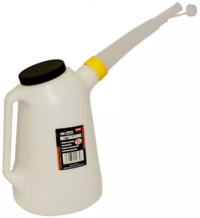Mittakannu 5 L öljy/nesteet PE - Muut korjaamolaitteet - 6430032156798 - 1