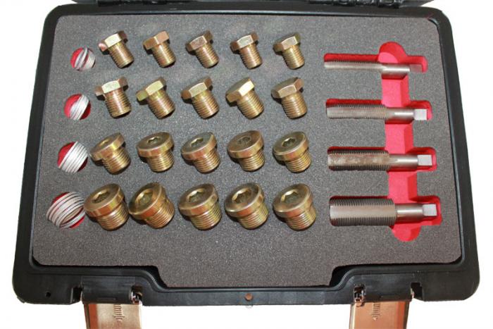 Öljypropun kierteen korjaussarja 24-os. - Kierretyökalut - 6430032159478 - 1