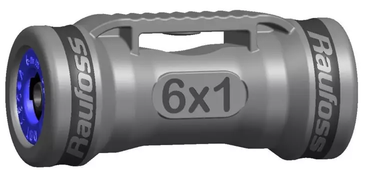 Raufoss ABC jatkoliitin 6x1,0 - Paineilmajärjestelmä - svm0000010078 - 1