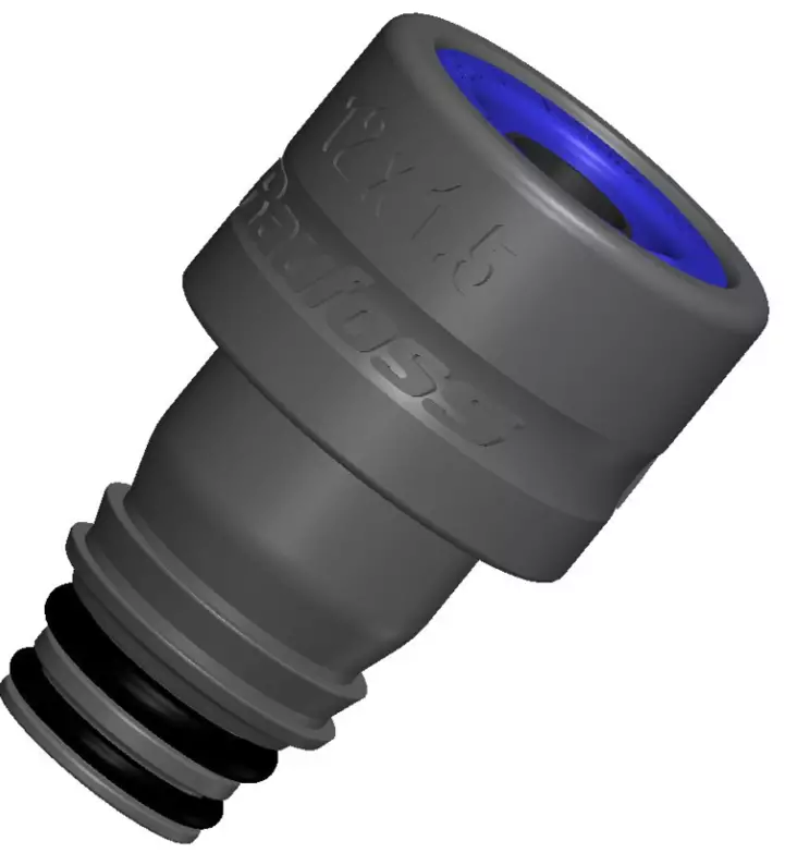 Raufoss jatkopistoliitin ABC 8X1.0 S-runko - Paineilmajärjestelmä - svm0000010088 - 1