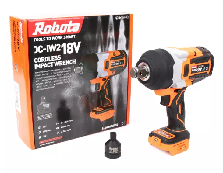 Robota DC-IW218V iskevä akkumutterinväännin 3/4" - Akkukoneet - 6438212140148 - 1