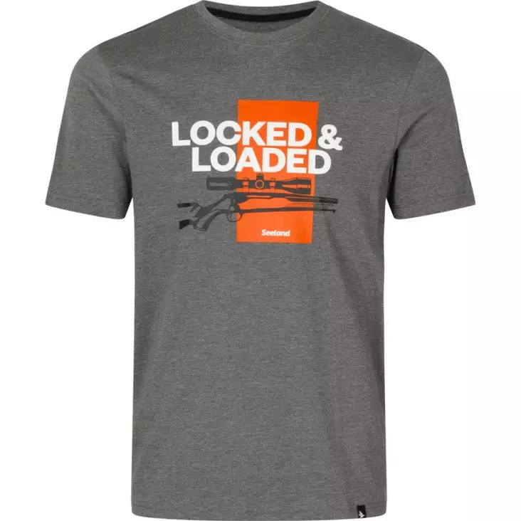 Seeland Loaded t-shirt Grey Melange - Retkeilyasusteet - 5714733651778 - 1