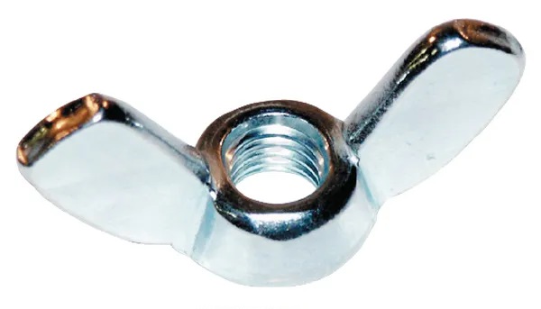 Siipimutteri sinkitty, amerikkalainen malli - Pultit ja mutterit, metrinen kierre - 8716106612208 - 1