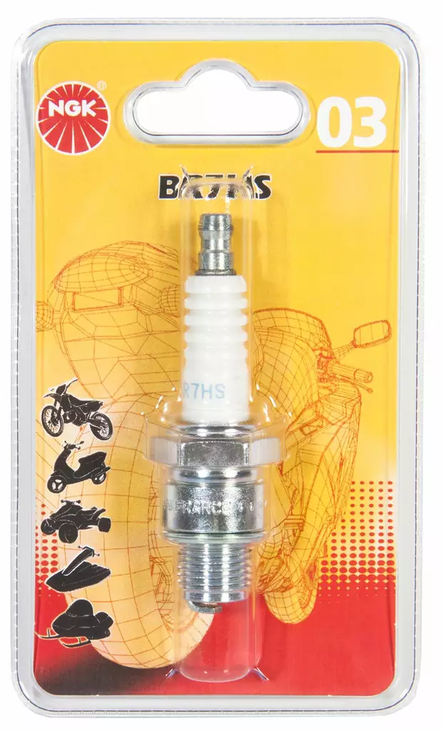 Sytytystulppa BR7HS punainen no 3 - Sytytystulpat - 0087295054178 - 1