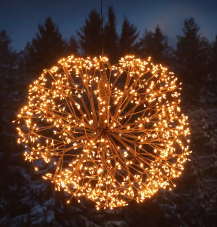 Valopallo 1080 micro-LED meripihka - Tunnelmavalot - 6410416403458 - 1