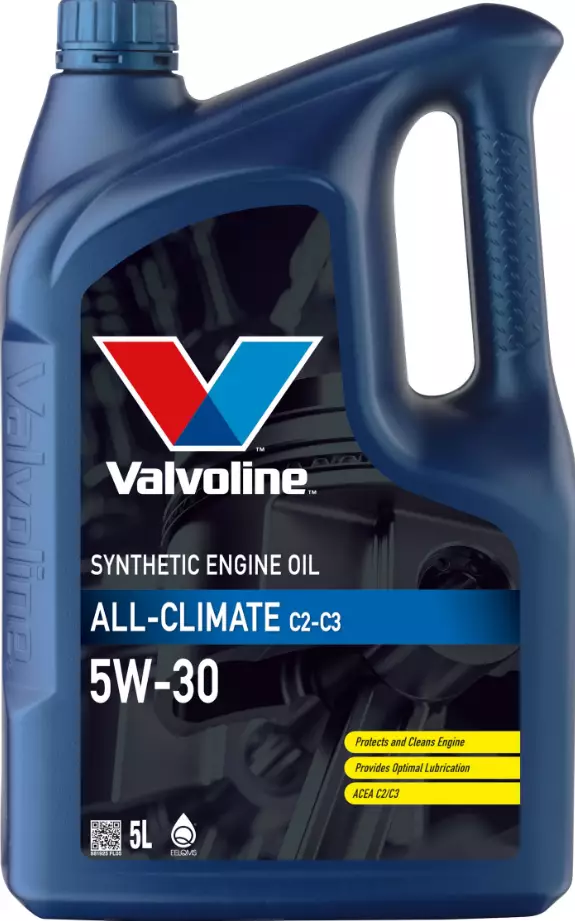 Valvoline All Climate 5W-30 C2/C3 moottoriöljy 5L - Autokemikaalit - 8710941024448 - 1