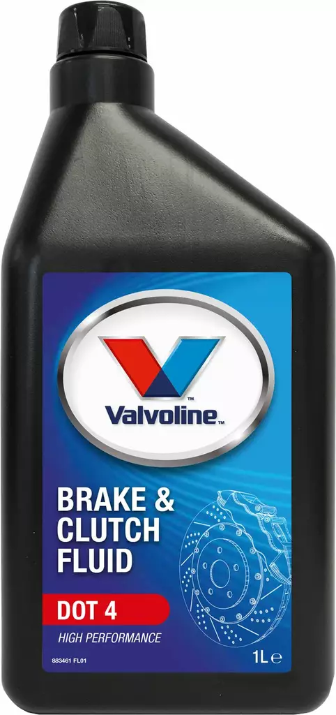 Valvoline Brake & Clutch Fluid DOT 4 jarruneste 1 l - Autokemikaalit - 8710941027128 - 1