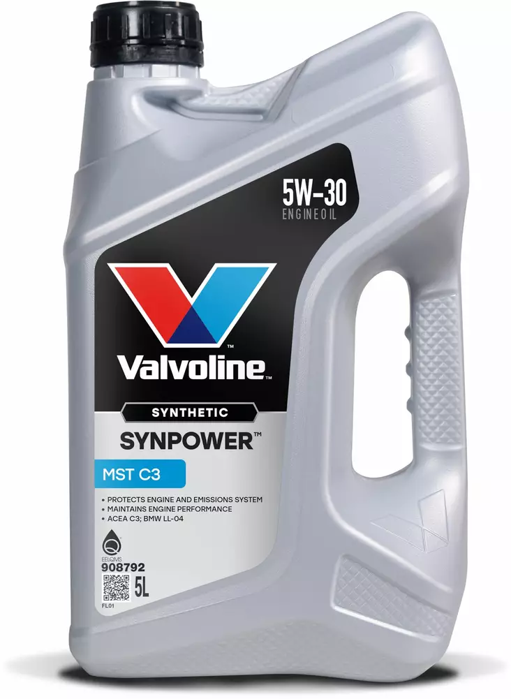 Valvoline SynPower MST C3 5W-30 moottoriöljy 5 l - Moottoriöljyt - 8710941018218 - 1