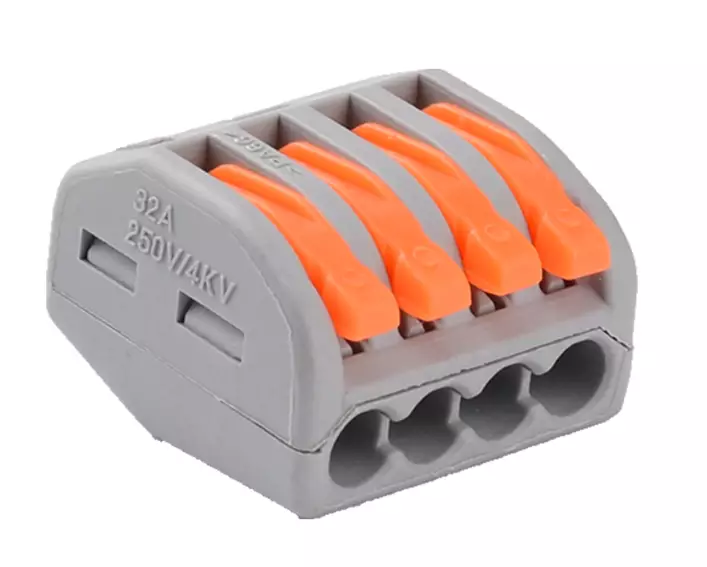 Vipurasialiitin 4-napainen 12 kpl - Autosähkötarvikkeet - 6438152087428 - 1