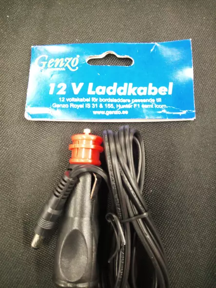 Genzo 12V latauskaapeli BT/XT - Radiopuhelimet ja tarvikkeet - 7350002693339 - 1