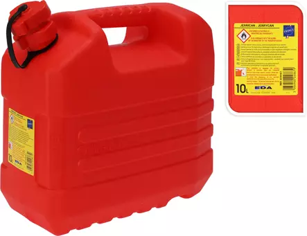 Jerrykannu punainen 10 litraa - Autotarvikkeet - 3086960048679 - 1