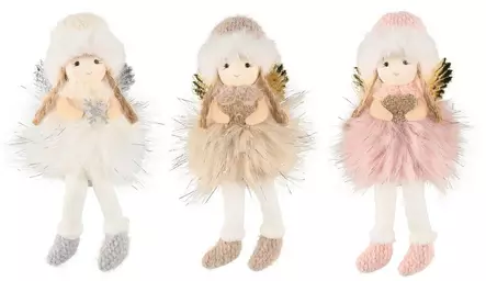 Enkelityttö 19 cm - Joulukoristeet - 6410416571829 - 1