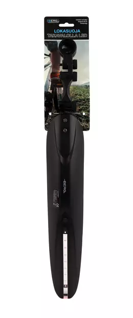 Berg Lokasuoja takavalolla LED, paristo - Pyöräilytarvikkeet - 6418536017319 - 1