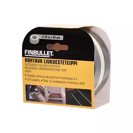 Liukuesteteippi 50 mmx2,13m Itsevalaiseva - Teipit - 6438152023259 - 2