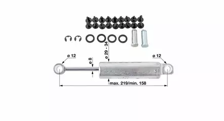 Iskunvaimennin, Grammer G137815 - Traktorin istuimet - 8719607086189 - 2