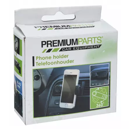 Kännykkäteline auton ilmastointiritilään - Matkapuhelintarvikkeet - 8718158674029 - 1