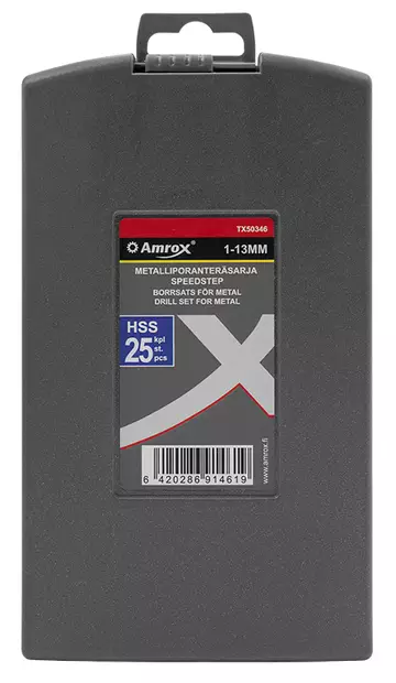 Metalliporanteräsarja HSS Speedstep 25-O - Metalliporanterät - 6420286914619 - 2