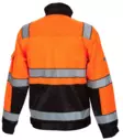 Huomiovärinen takki oranssi/musta EN 20471 - Kesä työvaatteet - 6418326412409 - 4