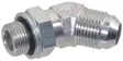 Kulmaliitin 3/4" JIC x 3/8" BSP 45° uros/uros - Hydrauliikka - 8719607038119 - 1