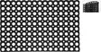 Kurastop kumimatto 40x60 cm - Muut siivoustuotteet - 8720573207829 - 1