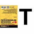 Tarrakirjain T 100 mm - Postilaatikot ja numerot - 6438152088579 - 1