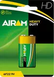 Airam HD paristo 6F22 9V 1 kpl/pkt - Paristot, testerit - 6435200000439 - 1