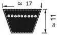 Kiilahihna B59 1500 mm - Hihnat ja tarvikkeet - 4014486034349 - 2