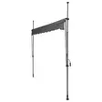 Markiisi harmaa 250x120 cm - Puutarhakalusteet - 8720573156059 - 3