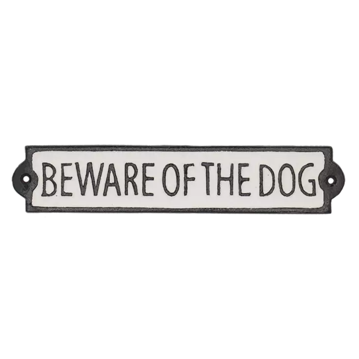 Beware of the dog -kyltti valurautaa - Muuta kaunista - 8714982259029 - 1
