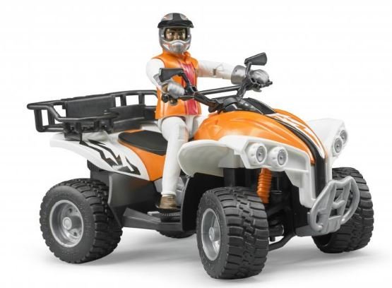 Bruder mönkijä ja kuski - Bruder työkonelelut - 8719493965209 - 1